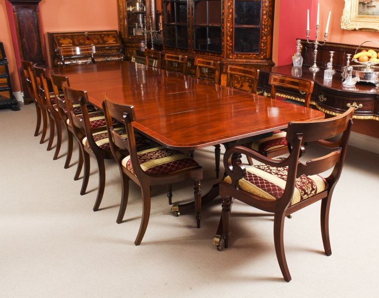Antique George Iii Ref No 09355a Regent Antiques Antique George Iii Ref No 09355a, 12 Foot Table Seats How Many