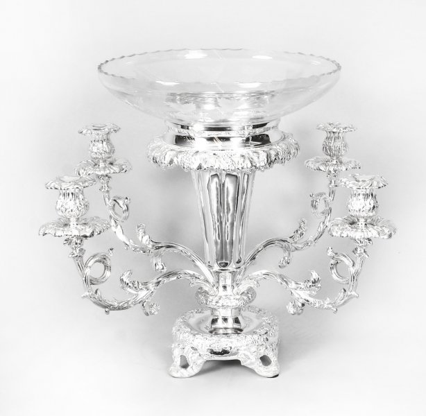 Antique Victorian Silverplate Centrepiece  Candelabra 19th C | Ref. no. 09357a | Regent Antiques