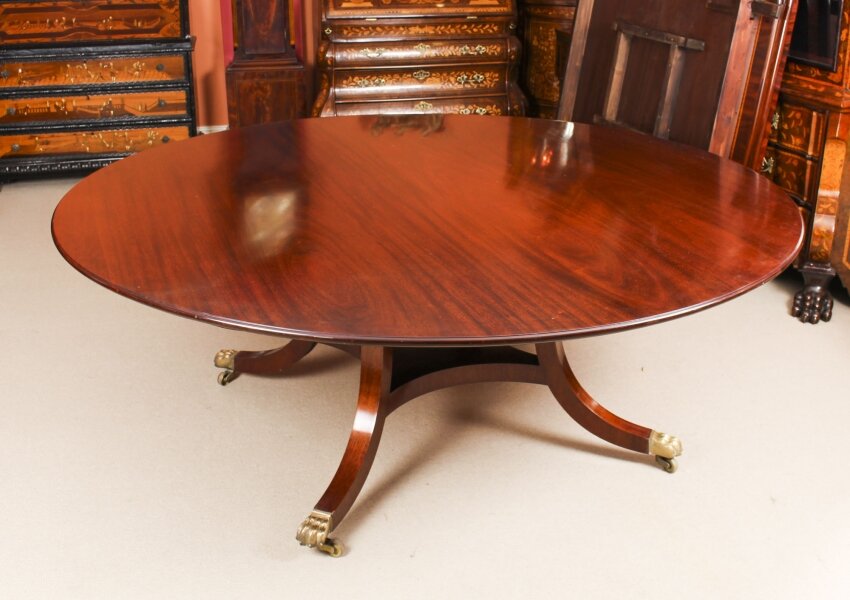 Vintage 6 ft 6"  Diam Dining Table by William Tillman 20th Century | Ref. no. 09416 | Regent Antiques