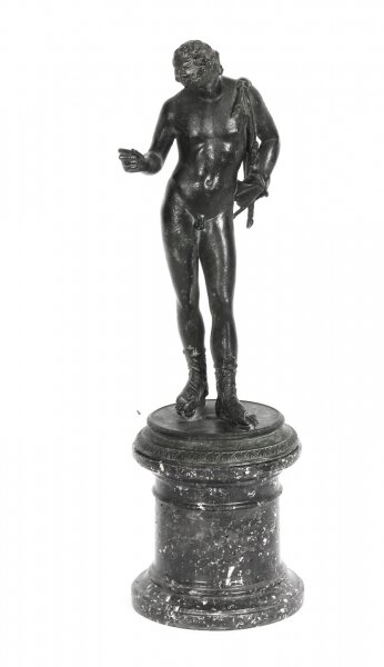 Antique Grand Tour Patinated Bronze Figure of of Narcissus 1870 19th C | Ref. no. 09438 | Regent Antiques