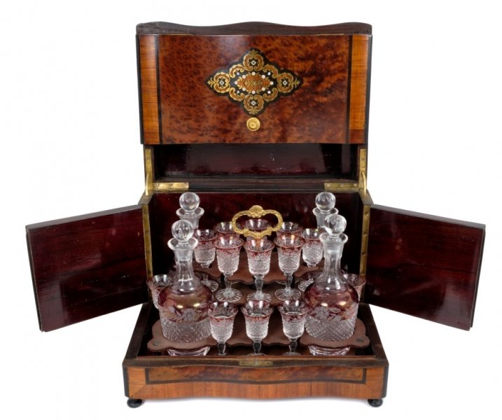 Antique Cave à Liqueur Boulle Marquetry Bar Napoleon III, 19th C | Ref. no. 09717 | Regent Antiques
