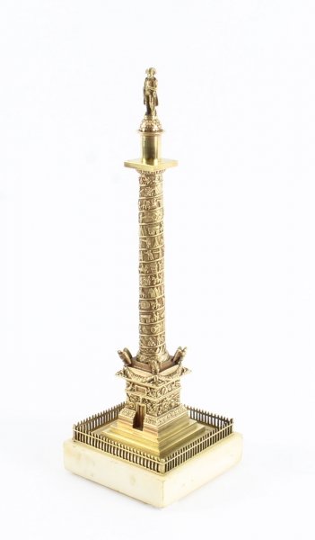 Antique French Grand Tour Gilt Bronze Model of Vendome Column 19thC | Ref. no. 09745 | Regent Antiques
