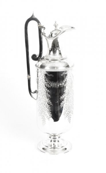 Antique Victorian Silver Plate Claret Jug by Martin Hall & Co C1870 19th Century | Ref. no. 09762 | Regent Antiques