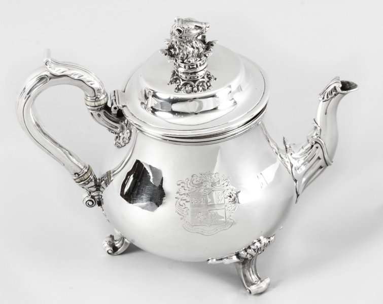 Antique William IV  Silver Teapot Paul Storr 1826 19th Century | Ref. no. 09764 | Regent Antiques