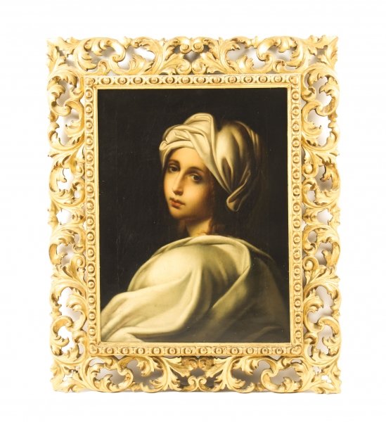 Antique Oil Painting of A Sibyl after Guido Reni in Florentine Gilded Frame 1880 | Ref. no. 09785 | Regent Antiques