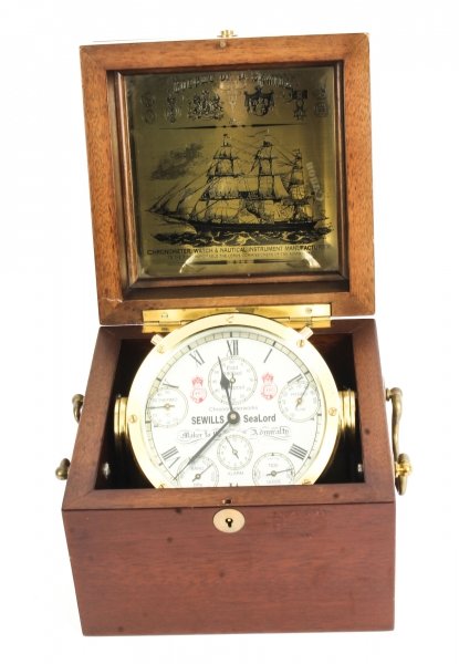 Mahogany Cased Sewills Sealord Nelson Chronometer Compendium  20th Century | Ref. no. 09805 | Regent Antiques