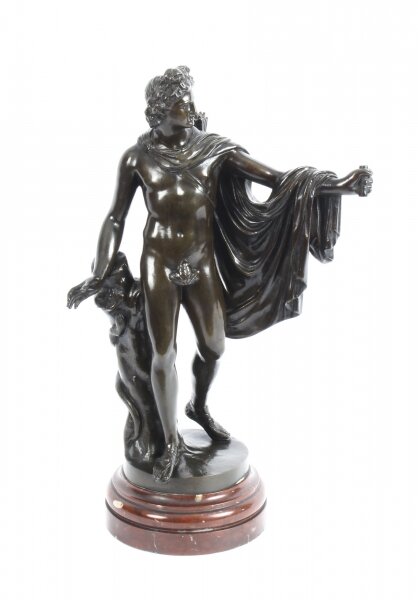 Antique Victorian Bronze Sculpture of Greek God Apollo 19th Century | Ref. no. 09810 | Regent Antiques