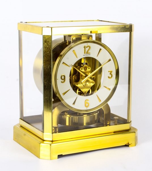 Vintage Atmos Jaeger le Coultre Mantle Clock Box & Papers 20th C | Ref. no. 09820 | Regent Antiques