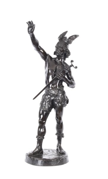 Antique French Bronze Large Sculpture of Vercingetorix by Émile Laporte 19th C | Ref. no. 09866 | Regent Antiques