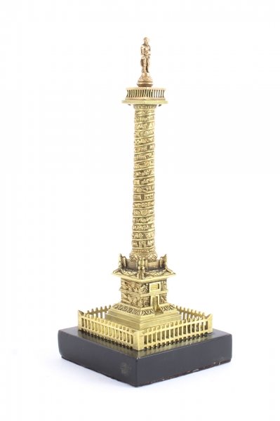 Antique French Grand Tour Miniature Bronze Model of Vendome Column 19thC | Ref. no. 09887 | Regent Antiques