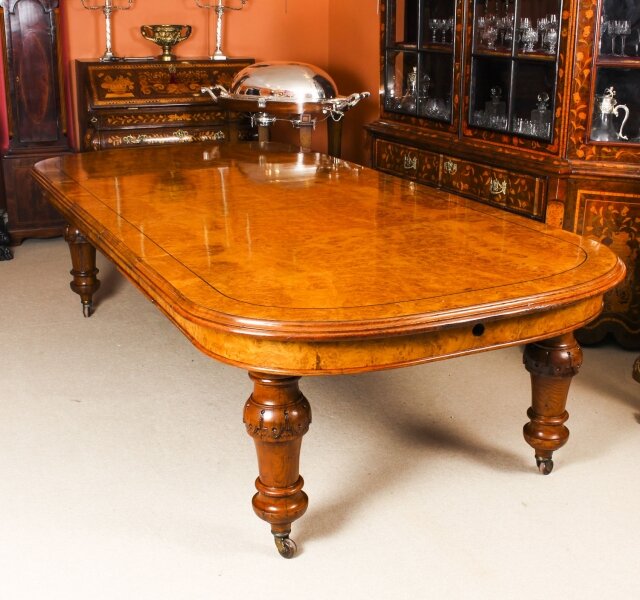 Antique Victorian Pollard Oak Extending Dining Table Mid 19th Century | Ref. no. 09898 | Regent Antiques