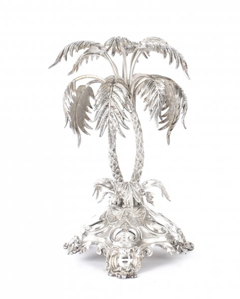 Antique Victorian Silver Plated Palm Tree Centrepiece Mappin & Webb 19th C | Ref. no. 09900 | Regent Antiques