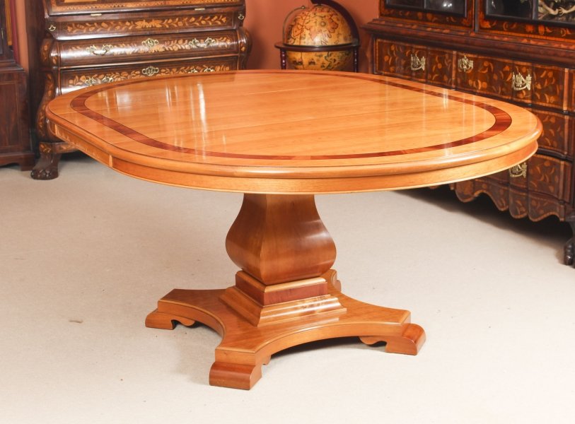 Vintage  Circular Extending Dining  Table by Charles Barr 20th Century | Ref. no. 09916 | Regent Antiques
