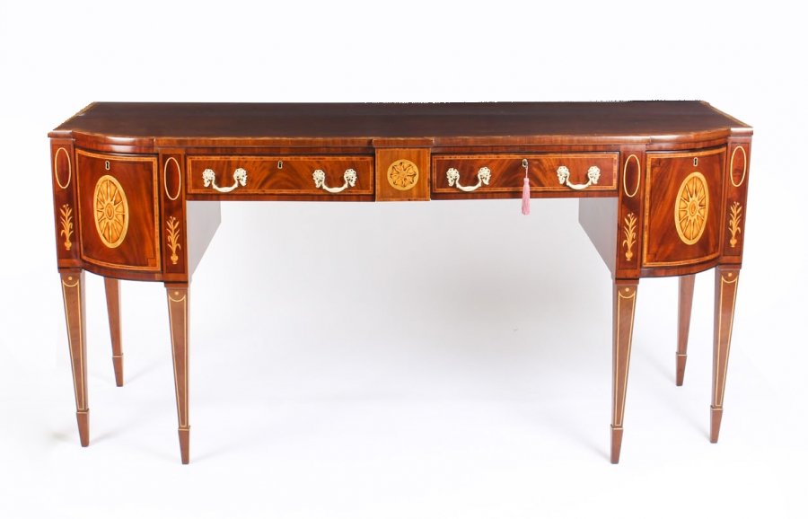 Antique Regency Flame Mahogany and Satinwood Inlaid Sideboard Ca 1820 19th C | Ref. no. 09956 | Regent Antiques