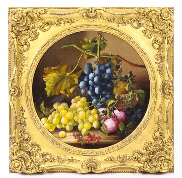 Antique Oil Painting Still Life of Fruit Attributed to Maria Margitson 19th Cent | Ref. no. A1038 | Regent Antiques