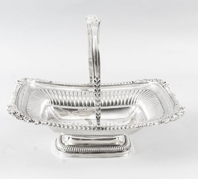 Antique English George IV Sterling Silver Fruit Bread Basket by Paul Storr 1823 | Ref. no. A1073 | Regent Antiques