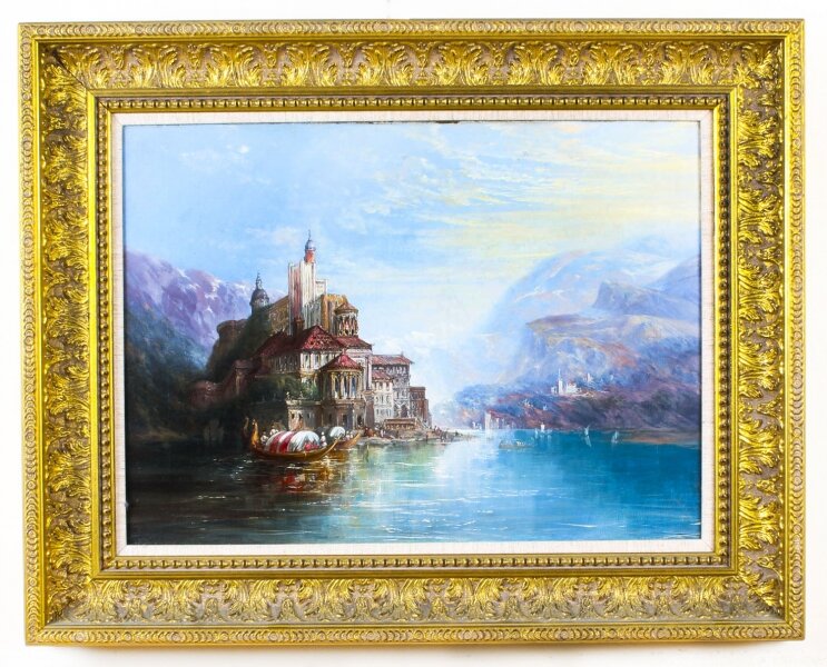 Antique Oil on Canvas Landscape Painting follower of Alfred Pollentine 19th Cent | Ref. no. A1127 | Regent Antiques