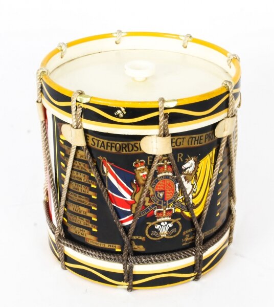 Vintage Military Ice Bucket with Staffordshire Royal Coat of Arms Mid 20th C | Ref. no. A1170 | Regent Antiques