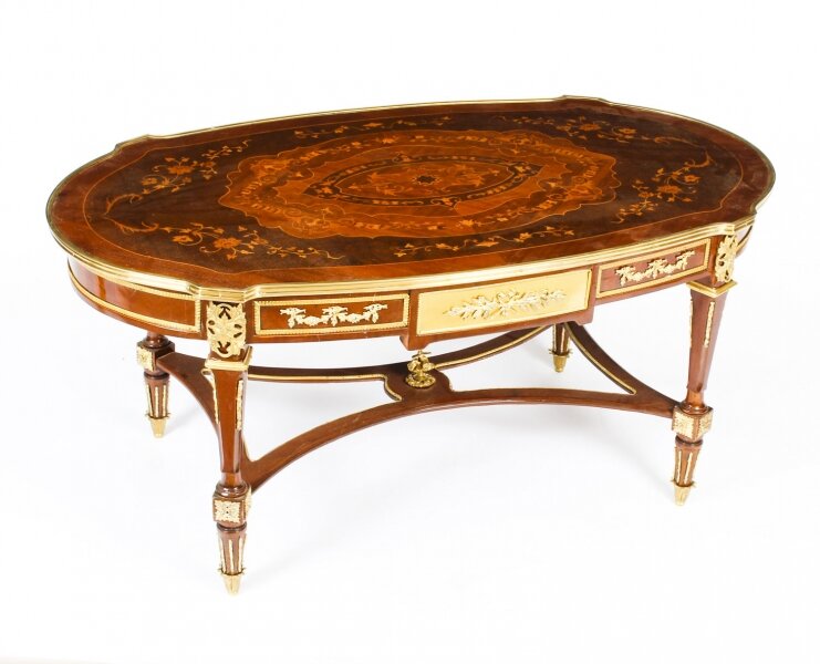 Superb French Walnut Marquetry Ormolu Mounted Coffee Table 20th Century | Ref. no. A1262 | Regent Antiques