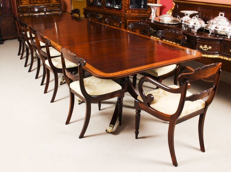 Antique 14ft  Regency Metamorphic  Dining Table & 12 chairs 19th C | Ref. no. A1271a | Regent Antiques
