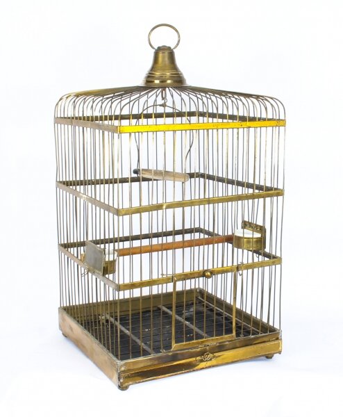 Antique Victorian French Brass Parrot\'s Cage  Bird Cage C1880 | Ref. no. A1328 | Regent Antiques