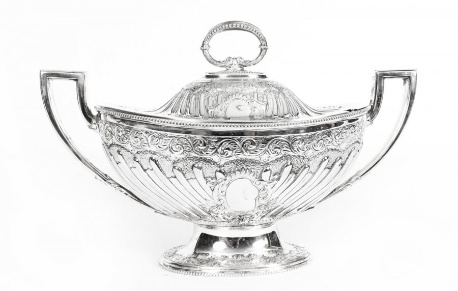 Antique Victorian Silver Plated Tureen Mappin Bros c 1860 19th Century | Ref. no. A1378 | Regent Antiques