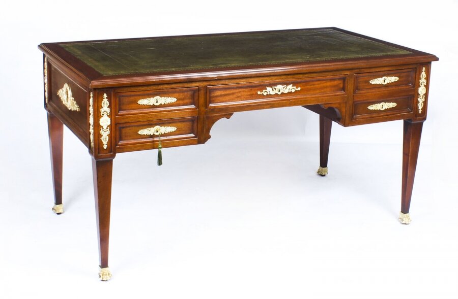 Antique French Empire Revival Bureau Plat  Desk Writing Table 19th C | Ref. no. A1423 | Regent Antiques