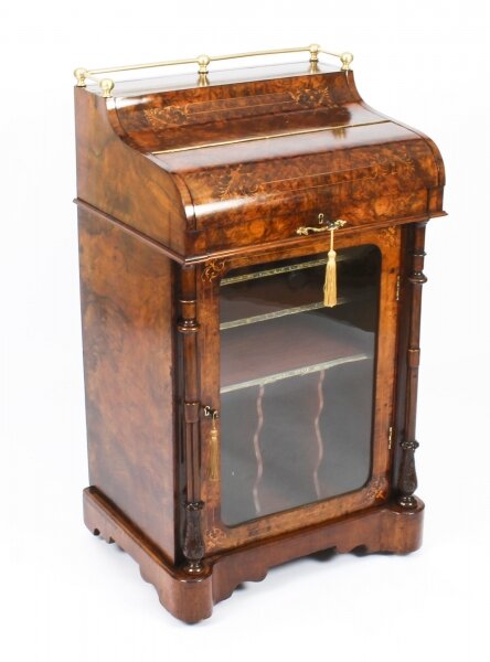 Antique Victorian Walnut Music Cabinet Davenport Desk c.1860  19th C | Ref. no. A1483 | Regent Antiques
