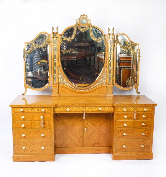 Antique Satinwood & Marquetry Dressing Table  Waring & Gillow  19th C | Ref. no. A1502 | Regent Antiques