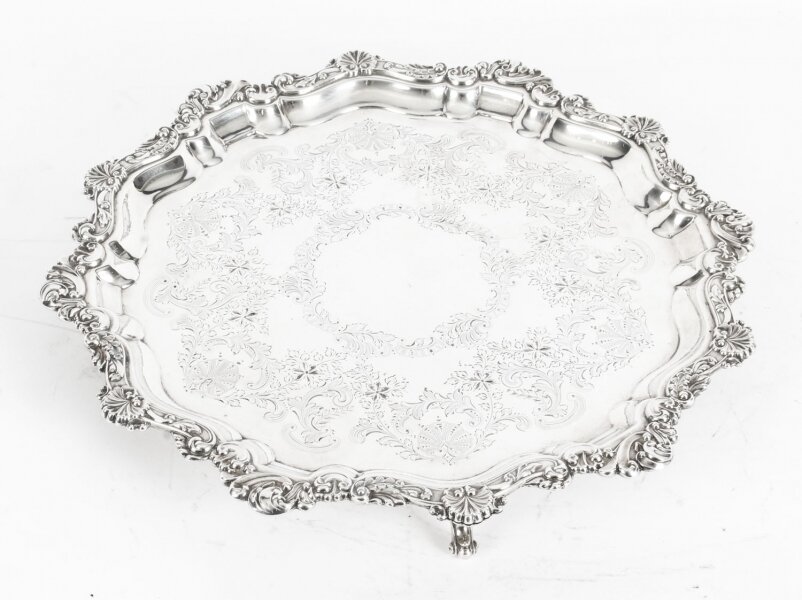 Antique Silver Plated Salver by Fenton Bros  C1870 19th Century | Ref. no. A1525 | Regent Antiques