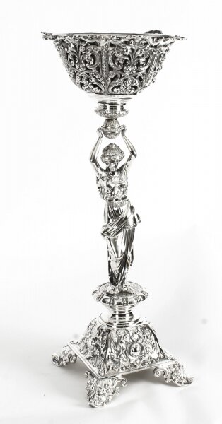 Antique 72cm Victorian Figural Silver Plate Centrepiece C1880 19th C | Ref. no. A1531 | Regent Antiques