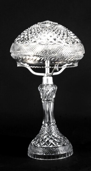Antique Edwardian Crystal Cut Glass Table Lamp  Circa 1900 | Ref. no. A1536 | Regent Antiques