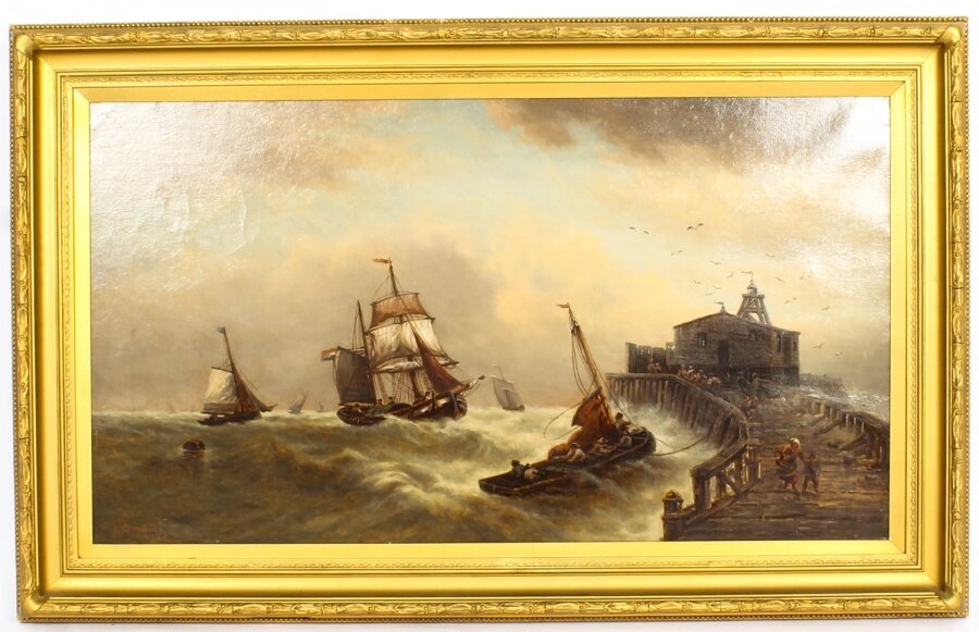 Antique Stormy Seascape  Painting by David Horatio Winder 1926 | Ref. no. A1537 | Regent Antiques