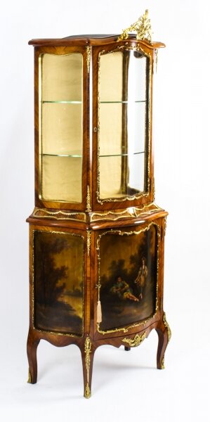 Antique French Transitional Vernis Martin Vitrine Display Cabinet C1880 | Ref. no. A1582 | Regent Antiques