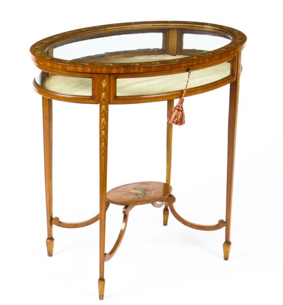 Antique Edwardian Satinwood Bijouterie Display Table Circa 1900 | Ref. no. A1715 | Regent Antiques