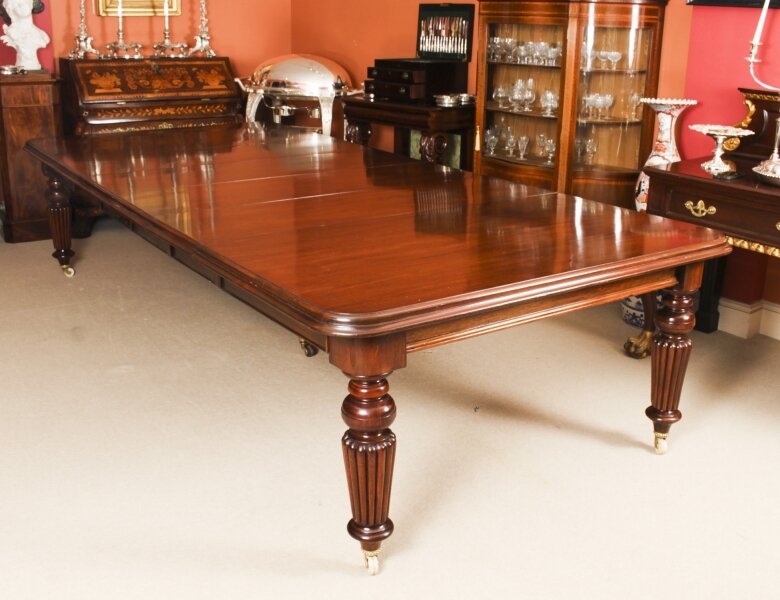 Antique 11ft Victorian Mahogany Dining Conference Table c.1850 19th C | Ref. no. A1784 | Regent Antiques