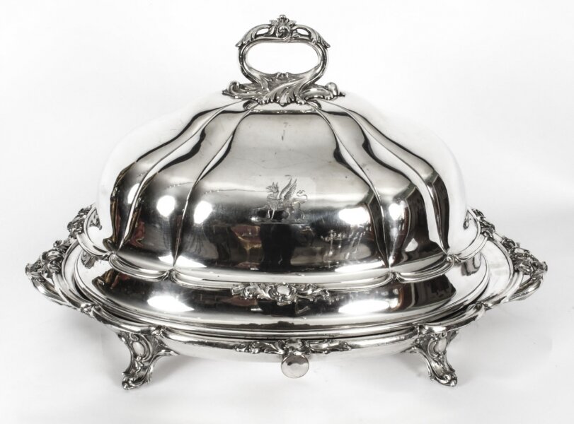 Antique Old Sheffield Plate Oval Beef Venison Tureen & Domed Cover C 1830 | Ref. no. A1799 | Regent Antiques