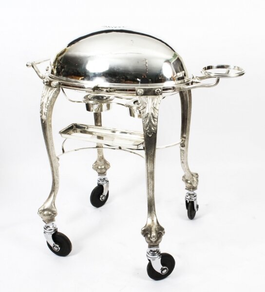 Antique Art Deco Silver Plated Beef Carving Trolley Cart C1930 | Ref. no. A1802 | Regent Antiques