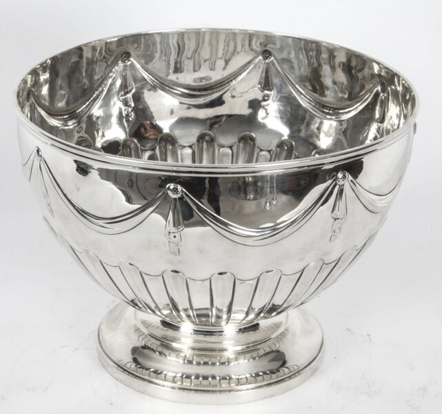 Antique silver punch bowl  champagne cooler Barnards 1888  19th C | Ref. no. A1804 | Regent Antiques