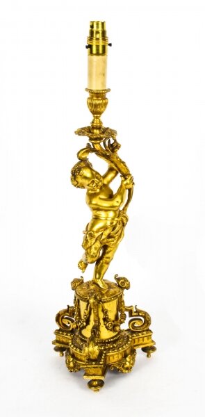 Antique French Ormolu Cherub Table Lamp Louis XVI Style c.1900 | Ref. no. A1862 | Regent Antiques