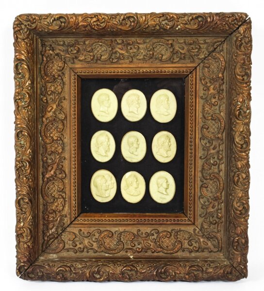 Antique framed Collection Grand Tour Portrait Bust Medallions 18th C | Ref. no. A1869 | Regent Antiques