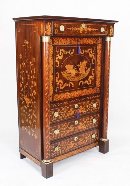 Antique Dutch Marquetry Secretaire Cabinet  C1810  19th C | Ref. no. A1873 | Regent Antiques