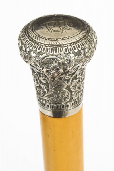 Antique Burmese Silver & Malacca Walking Stick Cane C1880 19th Century | Ref. no. A1882 | Regent Antiques