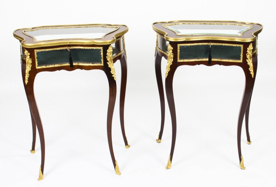 Antique Pair French Ormolu Mounted Bijouterie Display Tables 19th Century | Ref. no. A1948 | Regent Antiques
