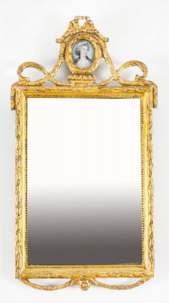 Antique English Giltwood Wall  Mirror 18th Century 66x33cm | Ref. no. A2016 | Regent Antiques
