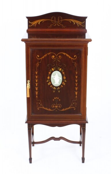 Antique Edwardian Mahogany & Inlaid Music Cabinet c.1900 | Ref. no. A2018 | Regent Antiques