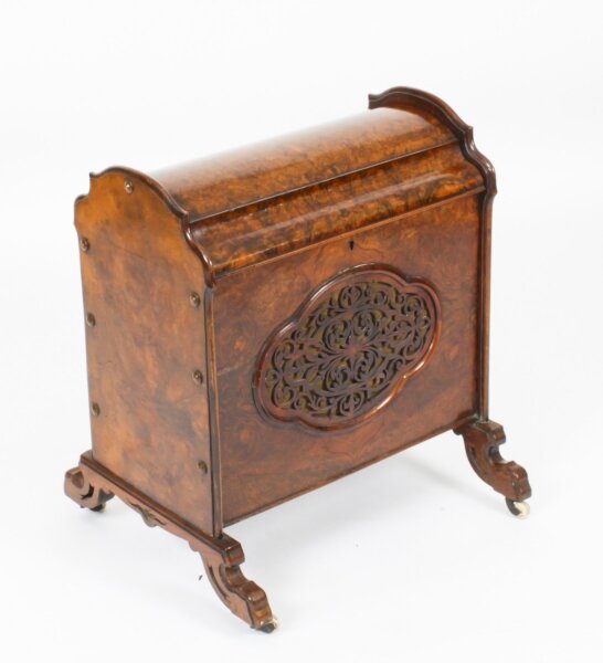 Antique Victorian Burr Walnut  Music  Canterbury Magazine Rack 19th C | Ref. no. A2033 | Regent Antiques