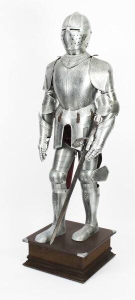 Vintage 16th C Style Complete Suit of Armour Engraved Mid 20th | Ref. no. A2070 | Regent Antiques