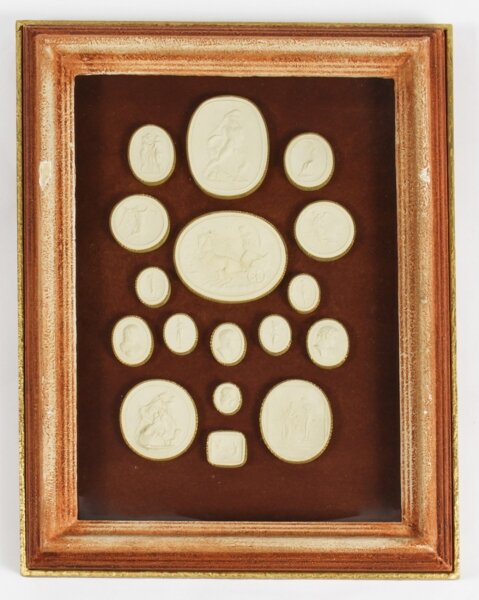 Antique framed Collection Grand Tour Classical Intaglios Early 19th C | Ref. no. A2077 | Regent Antiques