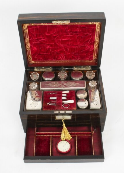 Antique Victorian Coromandel Lady\'s Vanity Case Circa 1870 | Ref. no. A2093 | Regent Antiques